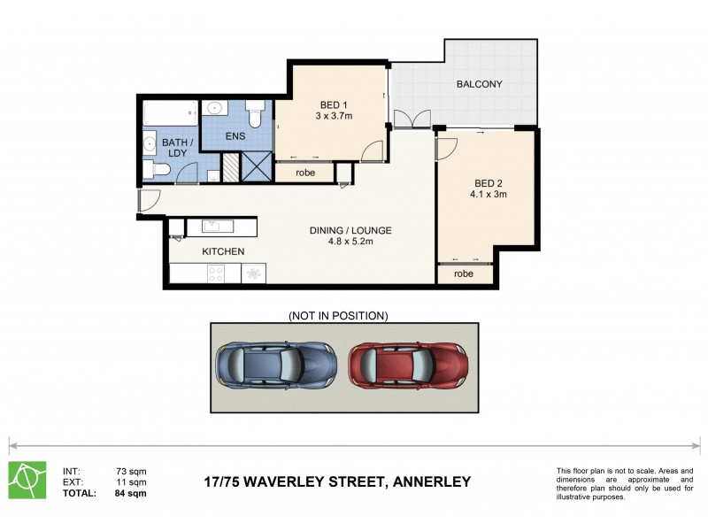 17/75 Waverley Street, Annerley QLD 4103 Floorplan