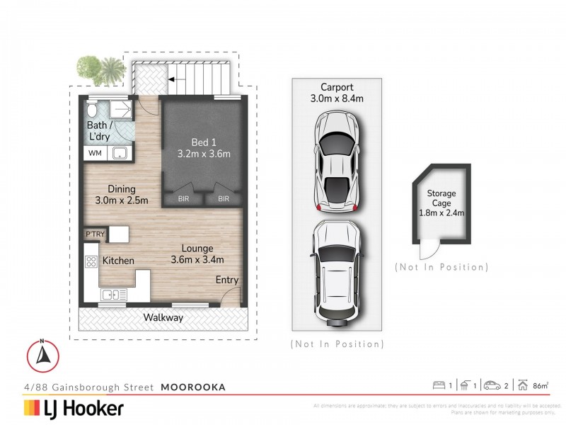 4/88 Gainsborough Street, Moorooka QLD 4105