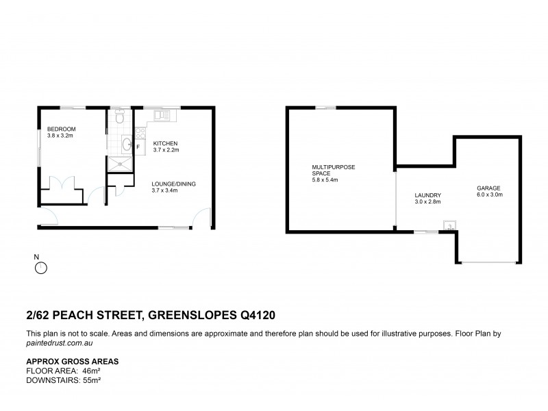 2/62 Peach Street, Greenslopes QLD 4120 Floorplan