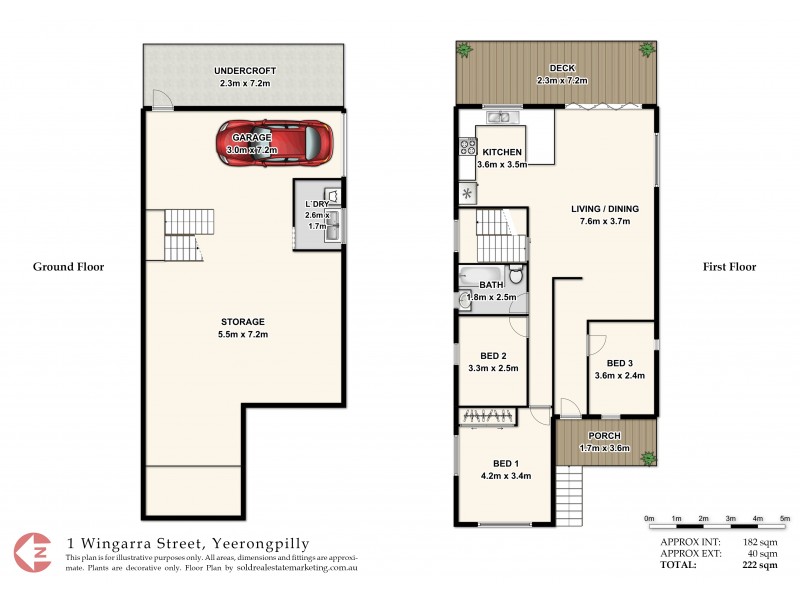 1 Wingarra Street, Yeerongpilly QLD 4105 Floorplan