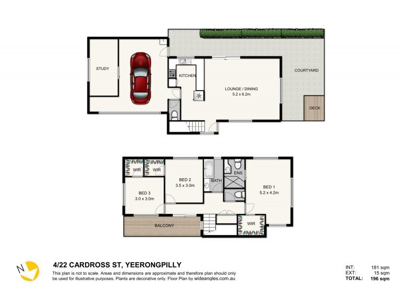 4/22 Cardross Street, Yeerongpilly QLD 4105 Floorplan