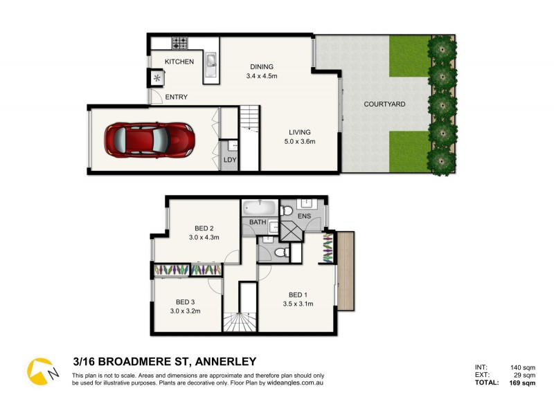 3/16 Broadmere Street, Annerley QLD 4103 Floorplan