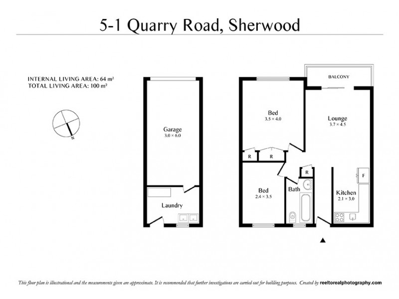 5/1 Quarry Road, Sherwood QLD 4075 Floorplan