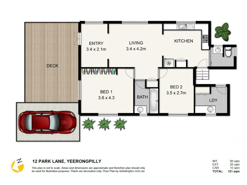 12 Park Lane, Yeerongpilly QLD 4105 Floorplan