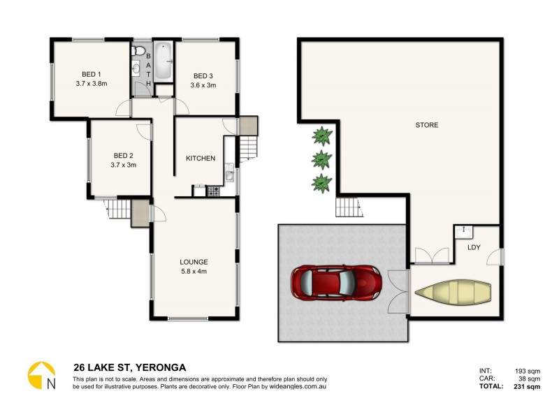 26 Lake Street, Yeronga QLD 4104 Floorplan