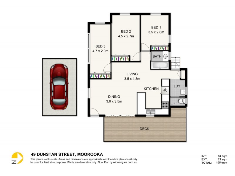 49 Dunstan Street, Moorooka QLD 4105 Floorplan