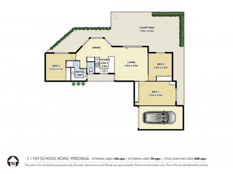 1/159 School Road, Yeronga QLD 4104 Floorplan