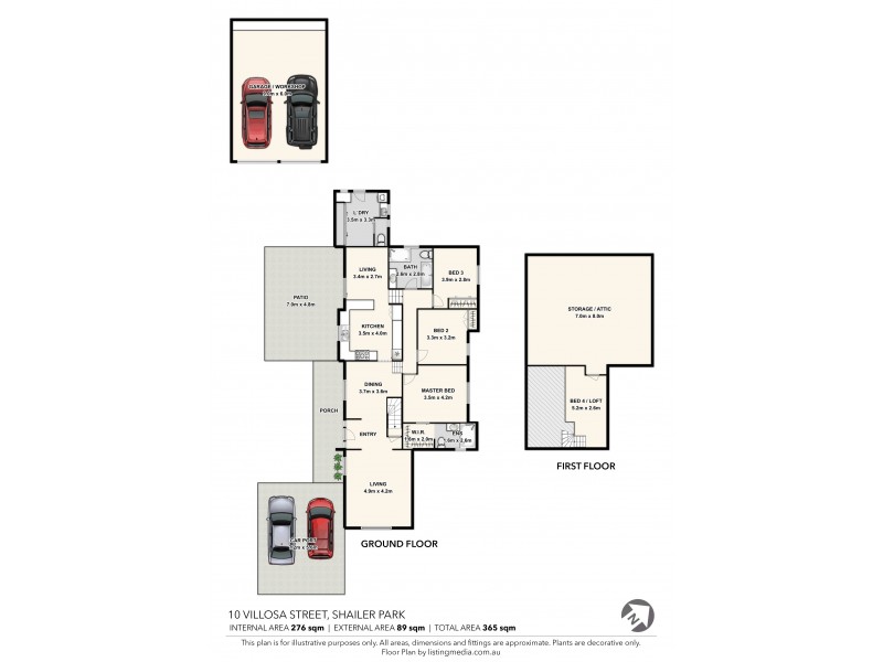 10 Villosa Street, Shailer Park QLD 4128 Floorplan