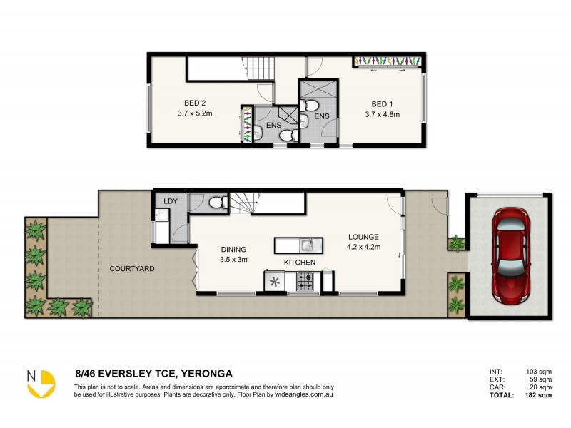 8/46 Eversley Terrace, Yeronga QLD 4104 Floorplan