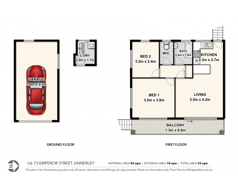 6/73 Emperor Street, Annerley QLD 4103 Floorplan