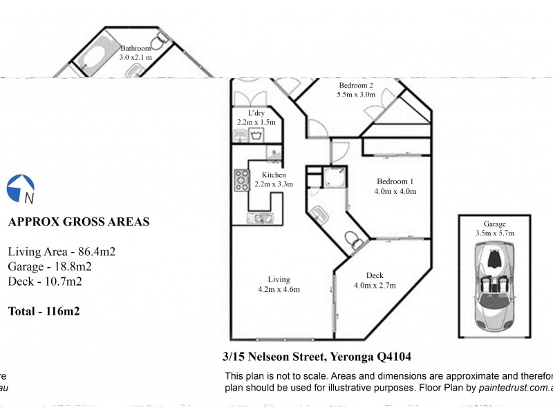 3/15 Nelson Street, Yeronga QLD 4104 Floorplan