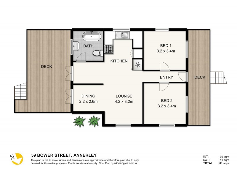 59 Bower Street, Annerley QLD 4103 Floorplan
