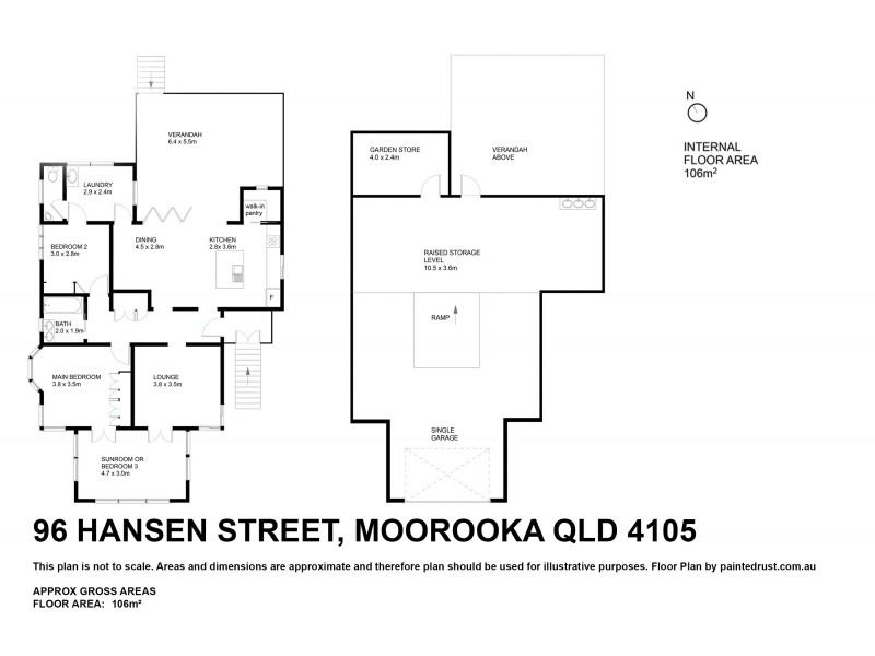96 Hansen Street, Moorooka QLD 4105 Floorplan