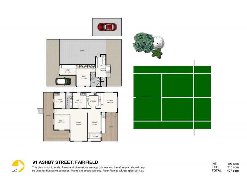 91 Ashby Street, Fairfield QLD 4103 Floorplan