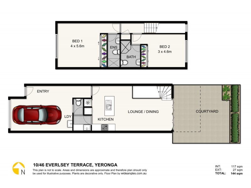 10/46 Eversley Terrace, Yeronga QLD 4104 Floorplan