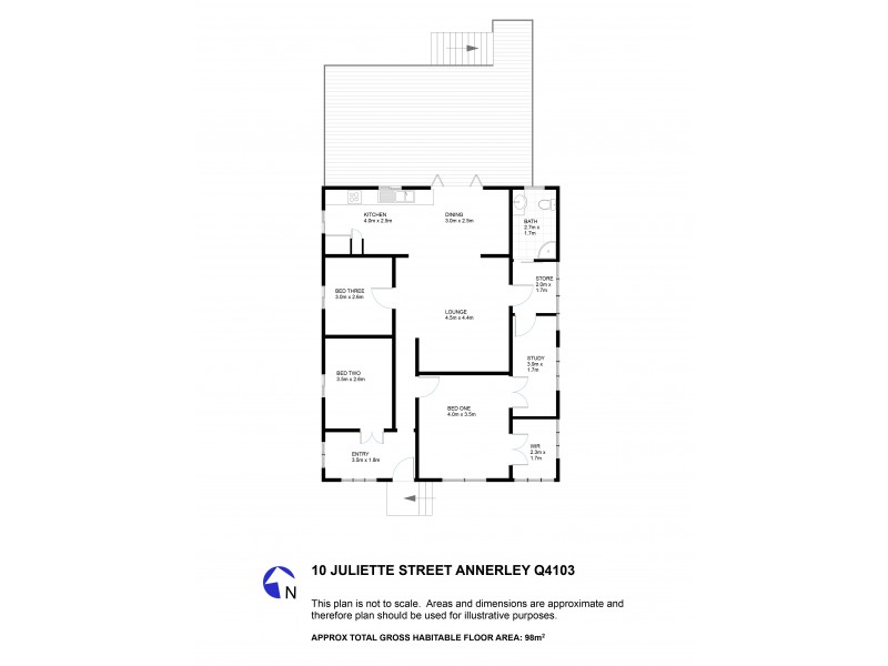 10 Juliette Street, Annerley QLD 4103 Floorplan
