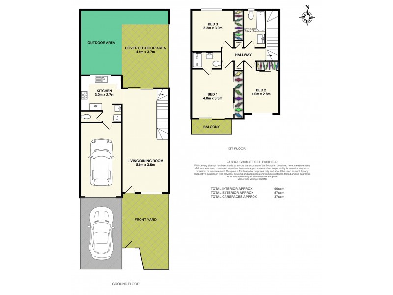 23 Brougham Street, Fairfield QLD 4103 Floorplan