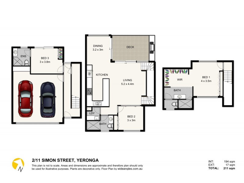 2/11 Simon Street, Yeronga QLD 4104 Floorplan