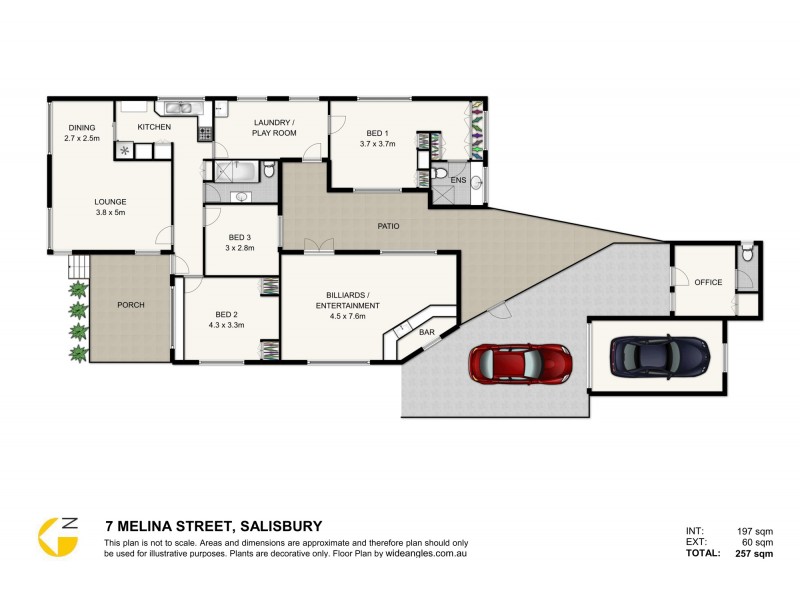 7 Melina Street, Salisbury QLD 4107 Floorplan