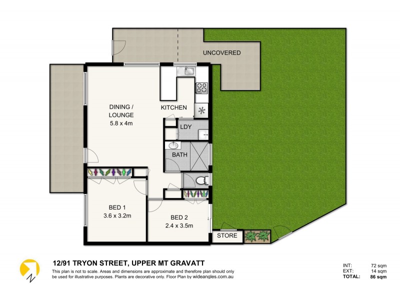 12/91 Tryon Street, Upper Mount Gravatt QLD 4122 Floorplan