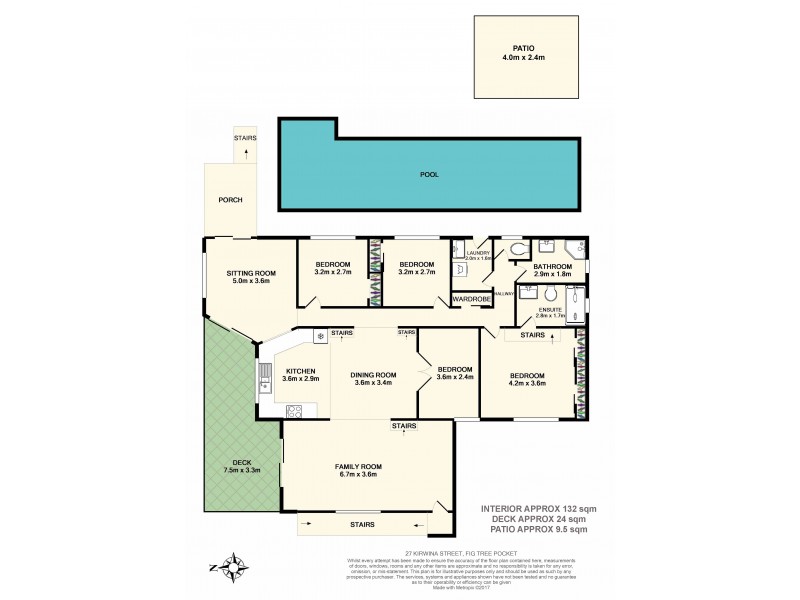 27 Kiriwina Street, Fig Tree Pocket QLD 4069 Floorplan