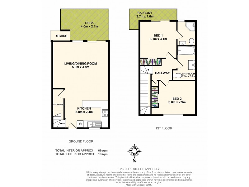 5/15 Cope Street, Annerley QLD 4103 Floorplan