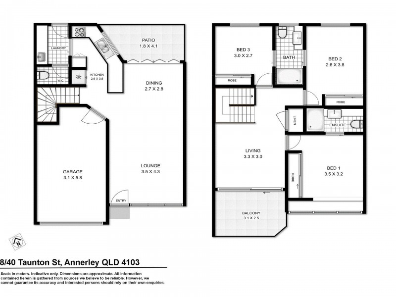 8/40 Taunton Street, Annerley QLD 4103 Floorplan