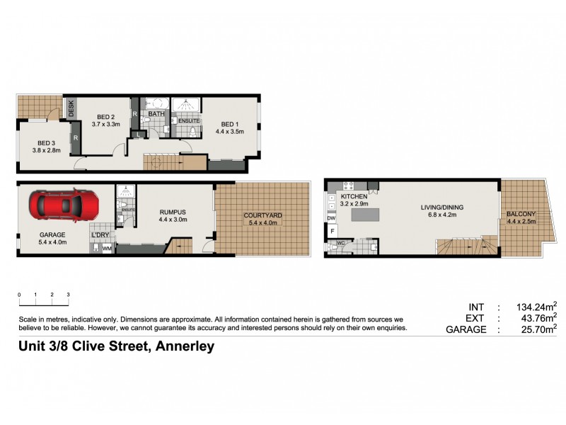 3/8 Clive Street, Annerley QLD 4103 Floorplan
