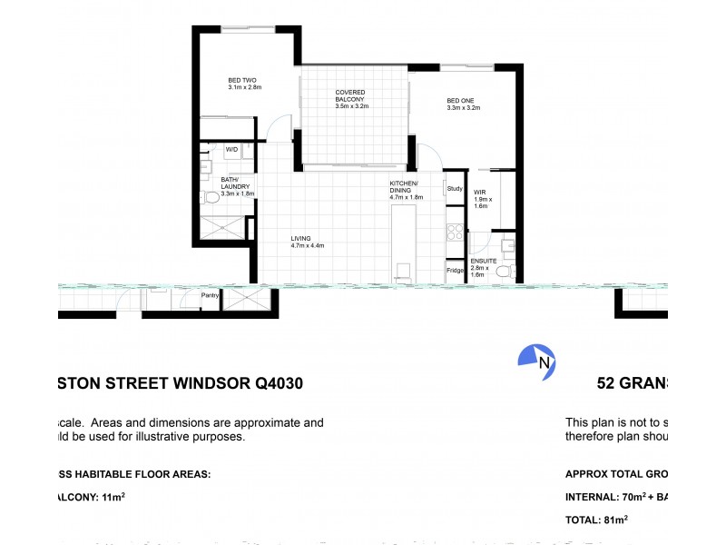 52 Grantson Street, Windsor QLD 4030 Floorplan