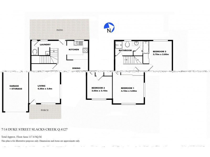 7/14 Duke Street, Slacks Creek QLD 4127 Floorplan