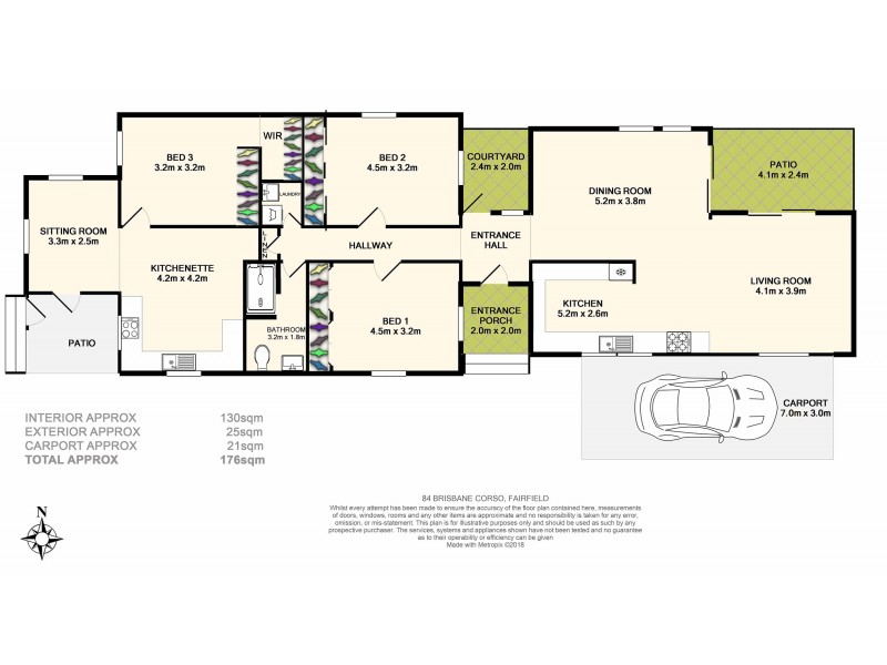 84 Brisbane Corso, Fairfield QLD 4103 Floorplan