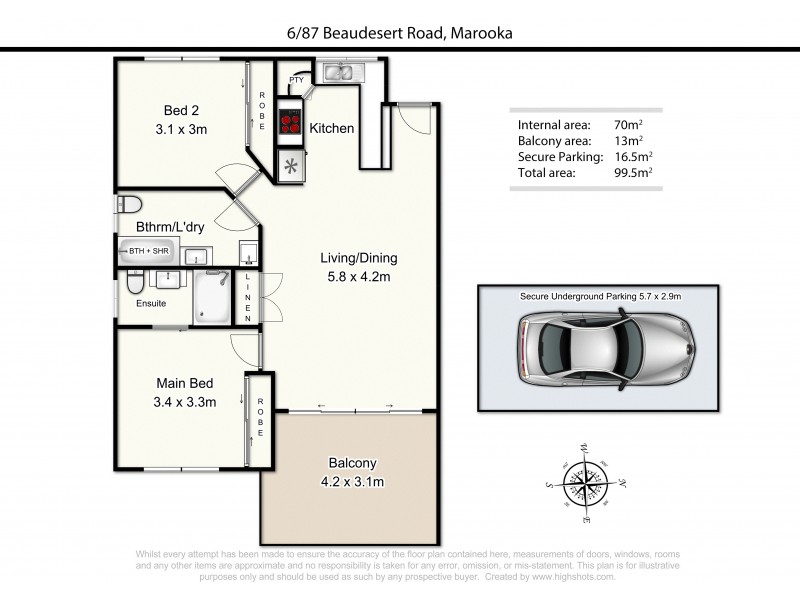 6/87 Beaudesert Road, Moorooka QLD 4105 Floorplan