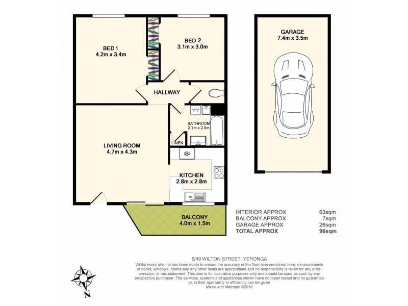 6/49 Wilton Terrace, Yeronga QLD 4104 Floorplan