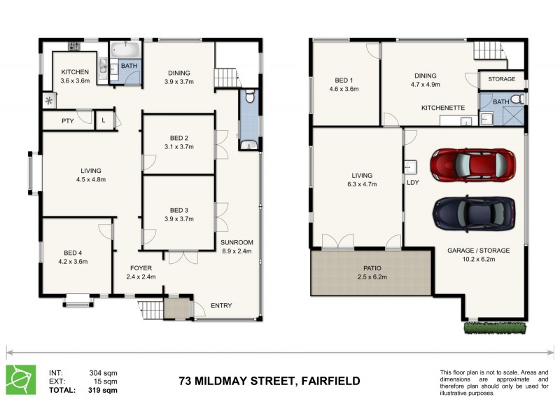 1/73 Mildmay Street, Fairfield QLD 4103 Floorplan