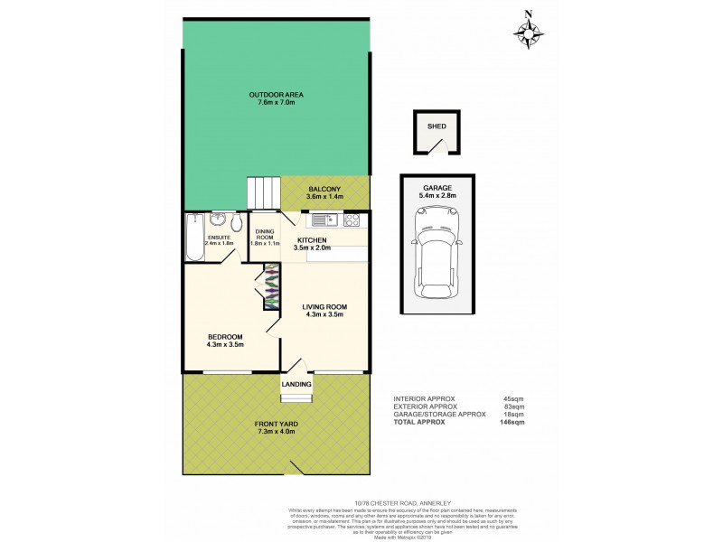 10/78 Chester Road, Annerley QLD 4103 Floorplan