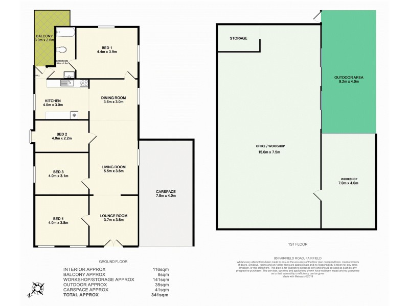 80 Fairfield Road, Fairfield QLD 4103 Floorplan