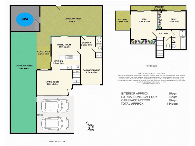 3/55 Kadumba Street, Yeronga QLD 4104 Floorplan