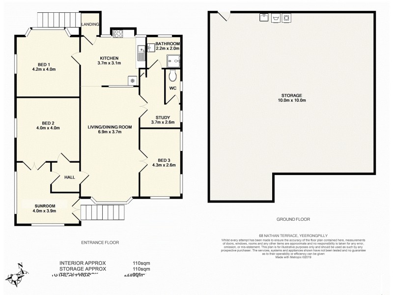 68 Nathan Terrace, Yeerongpilly QLD 4105 Floorplan