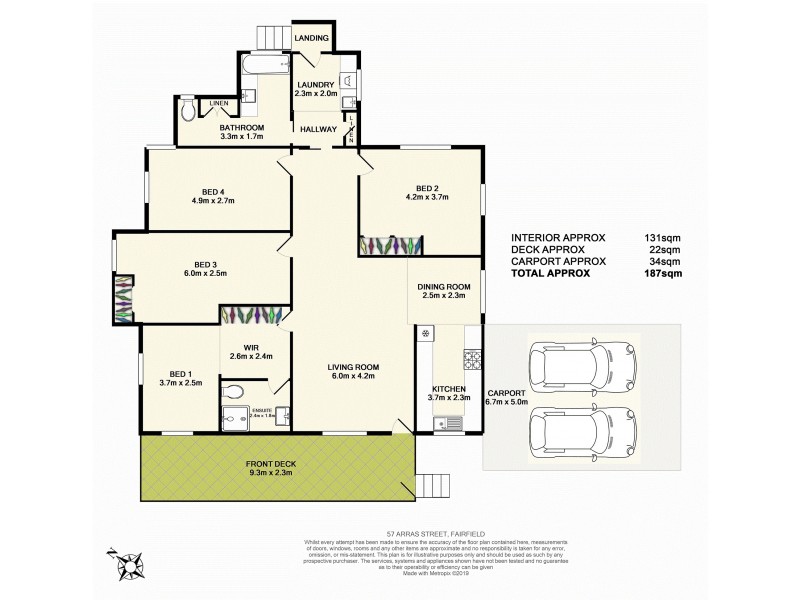 57 Arras Street, Yeronga QLD 4104 Floorplan
