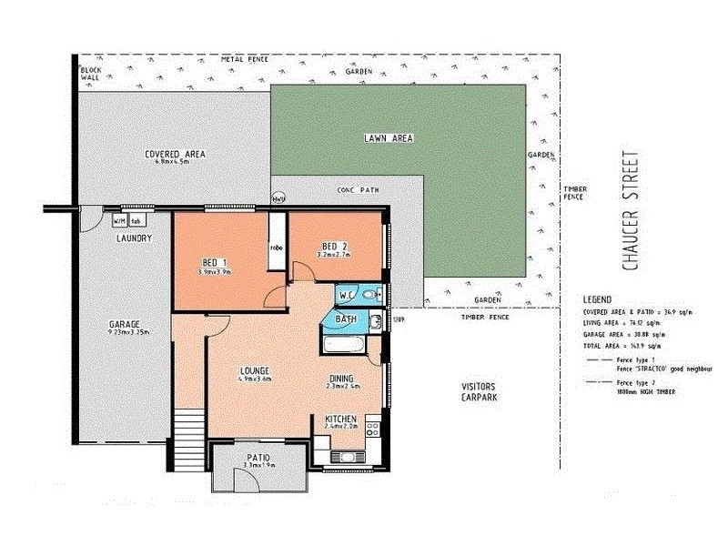 1/37 Chaucer Street, Moorooka QLD 4105 Floorplan