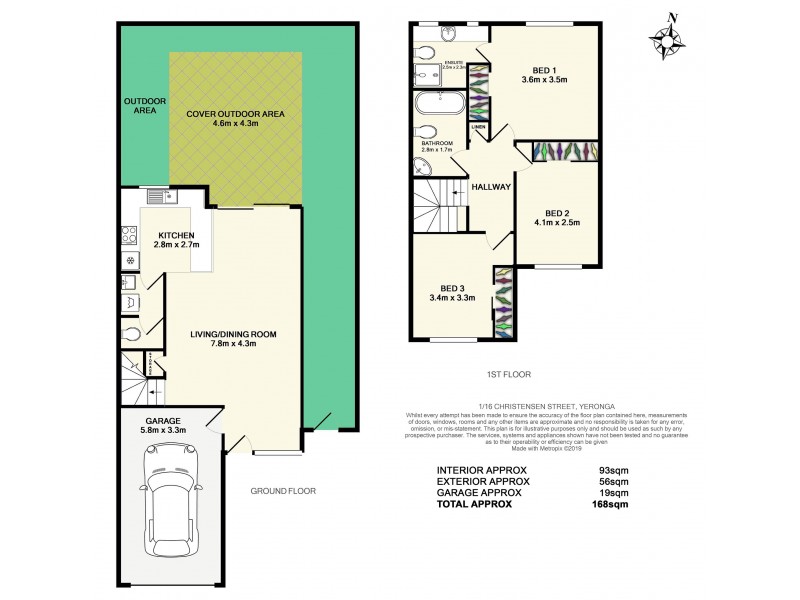 1/16 Christensen Street, Yeronga QLD 4104 Floorplan