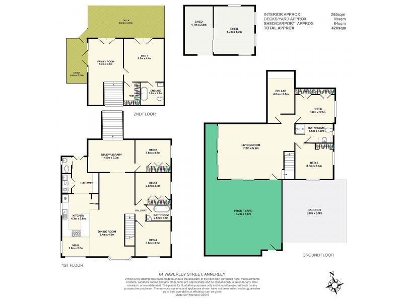 64 Waverley Street, Annerley QLD 4103 Floorplan