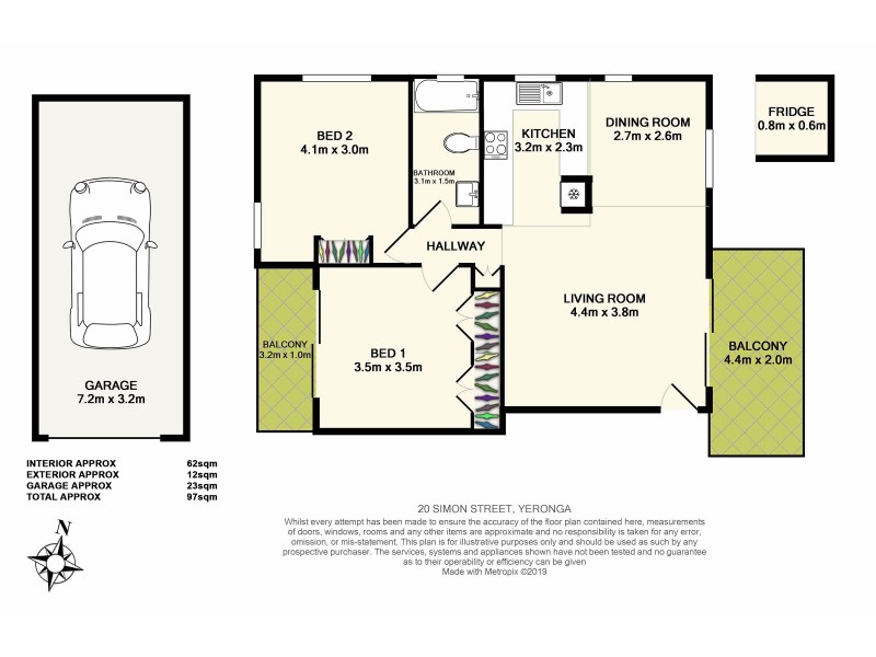 3/20 Simon Street, Yeronga QLD 4104 Floorplan