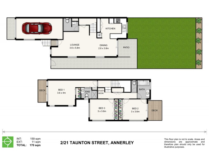 2/21 Taunton Street, Annerley QLD 4103 Floorplan