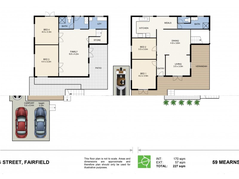 59 Mearns Street, Fairfield QLD 4103 Floorplan