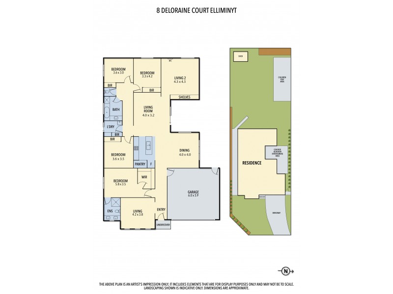 8 Deloraine Court, Elliminyt VIC 3250 Floorplan