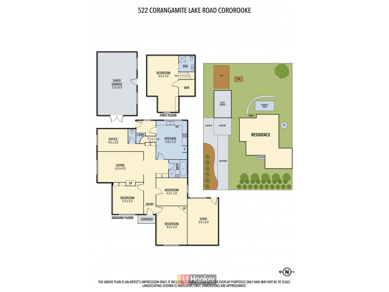 522 Corangamite Lake Road, Cororooke VIC 3254 Floorplan