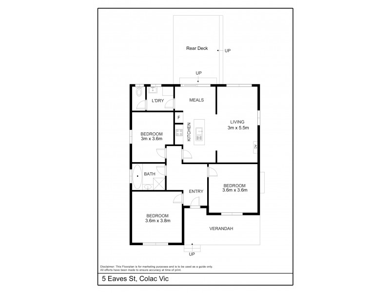 5 Eaves Street, Colac VIC 3250 Floorplan