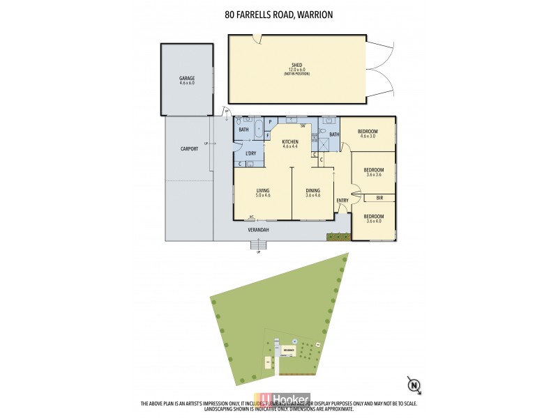 80 Farrells Road, Warrion VIC 3249 Floorplan
