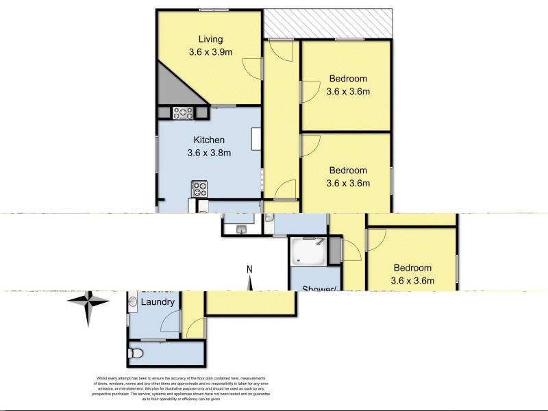 4 Lang Street, Beeac VIC 3251 Floorplan